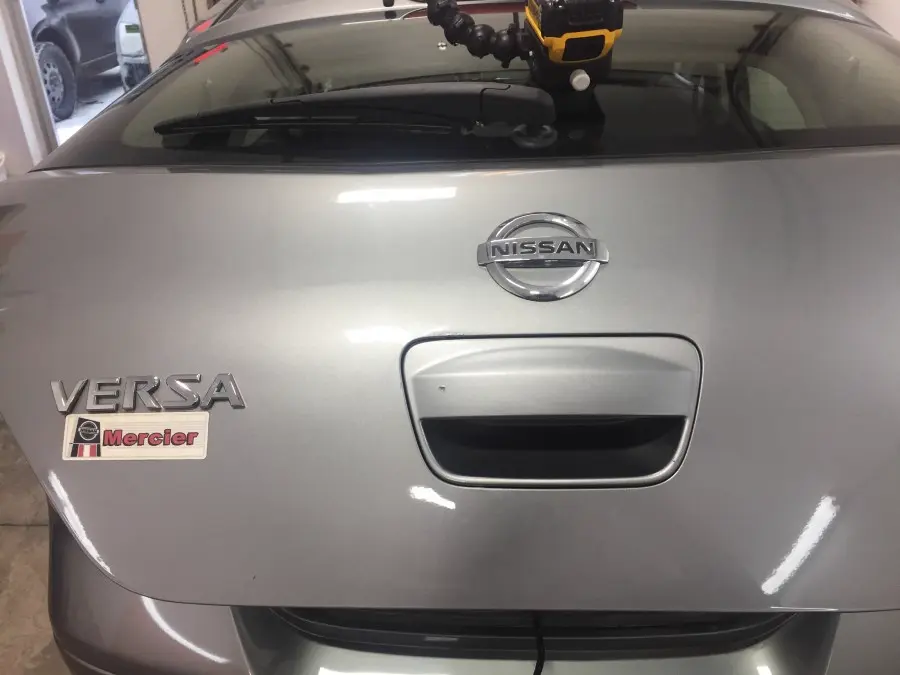 Après - Débosselage sans peinture sur une Nissan